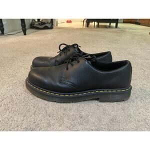 Dr. Martens 1461 SLIP RESISTANT LEATHER OXFORD SHOES in black